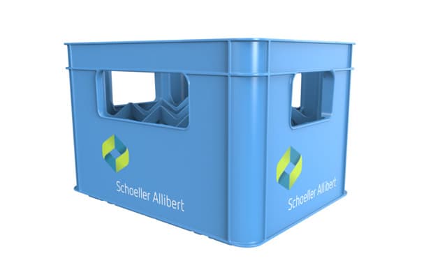 Image Of 1083000 - Beercrate Euro Bottle 20x50cl - Corner ribbing 