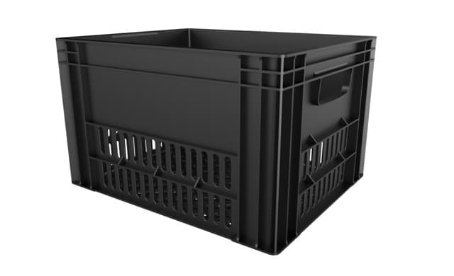 Image Of 7199001 - WZ Crate 433x352x272 - Half perforated walls, perforated base, OHH