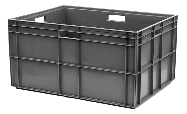 Image Of 9313V05 - Euro Container 800x600x412 - Solid, ribbed outside base, no DH