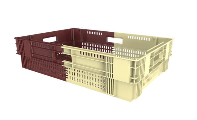 Image Of 9702002 - Stack Nest Straight 600x400x147 - Perforated walls, OHH 