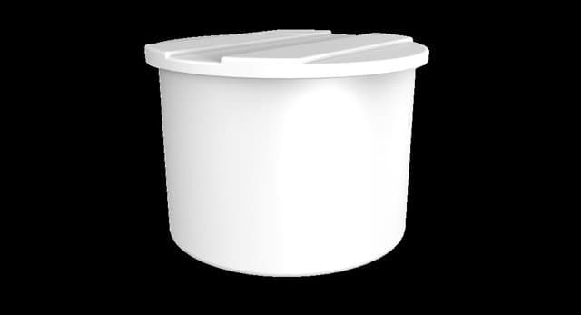 Image Of 8925015 - Cylindrical Bin 1500L including lid